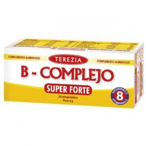 Comprar online B-COMPLEJO SUPER FORTE 20 COMPRIMIDOS de TEREZIA. Imagen 1