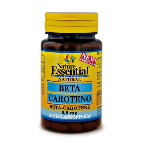 Comprar online BETA-CAROTENO 50 Perlas de NATURE ESSENTIAL. Imagen 1