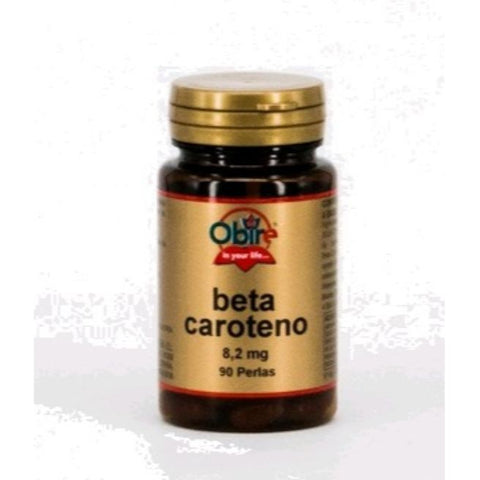 Comprar online BETA-CAROTENO 8,2 MG 90 Perlas de OBIRE. Imagen 1