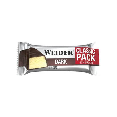 Comprar online CLASSIC PACK BANANA CON CHOCOLATE NEGRO 35 G de WEIDER. Imagen 1