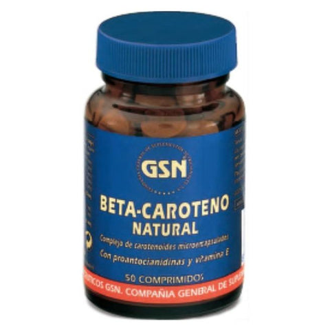 Comprar online BETACAROTENO NATURAL 50 Comp de GSN. Imagen 1