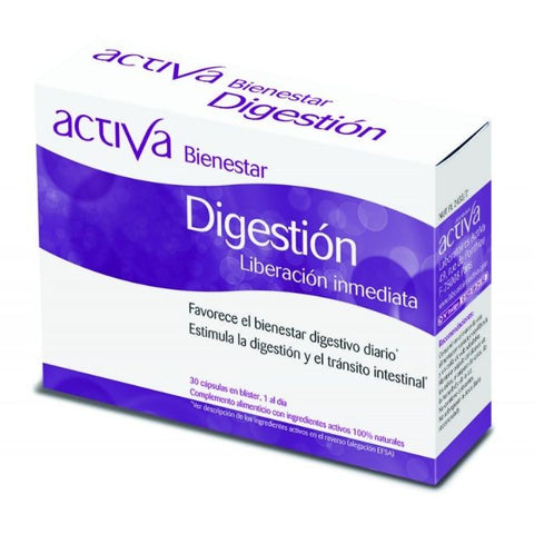 Comprar online BIENESTAR DIGESTION 30 Caps de ACTIVA. Imagen 1