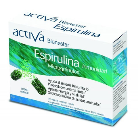 Comprar online BIENESTAR ESPIRULINA 30 Caps de ACTIVA. Imagen 1