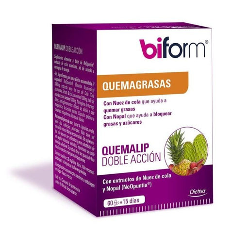 Comprar online BIFORM QUEMALIP DOBLE ACCION 60 Caps de BIFORM. Imagen 1