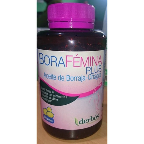 Comprar online BORAFEMINA PLUS 200 Perlas de DERBOS. Imagen 1