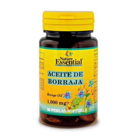 Comprar online BORRAJA 1000 mg 30 Perlas de NATURE ESSENTIAL. Imagen 1