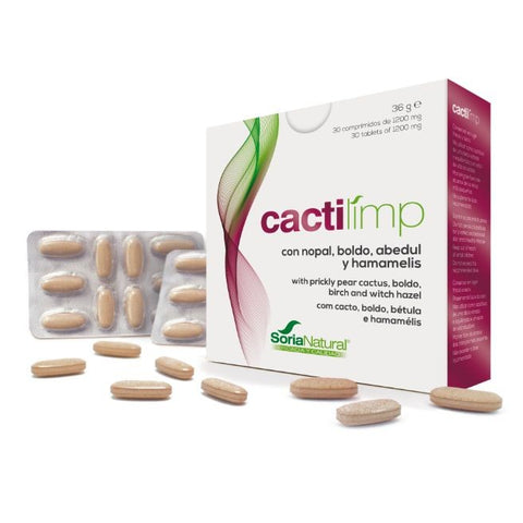 Comprar online CACTILIMP 30 COMPRIMIDOS de SORIA. Imagen 1
