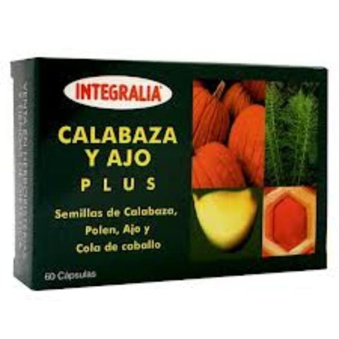 Comprar online CALABAZA Y AJO PLUS 60 Caps de INTEGRALIA. Imagen 1