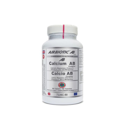 Comprar online CALCIO AB COMPLEX Calcio, Magnesio,Vit D,Vit K, Zi de AIRBIOTIC. Imagen 1
