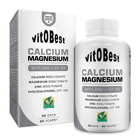 Comprar online CALCIO MAGNESIO VIT D3 60 Caps de VIT.O.BEST. Imagen 1