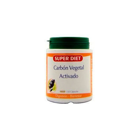 Comprar online CARBON VEGETAL 150 Caps de SUPERDIET. Imagen 1