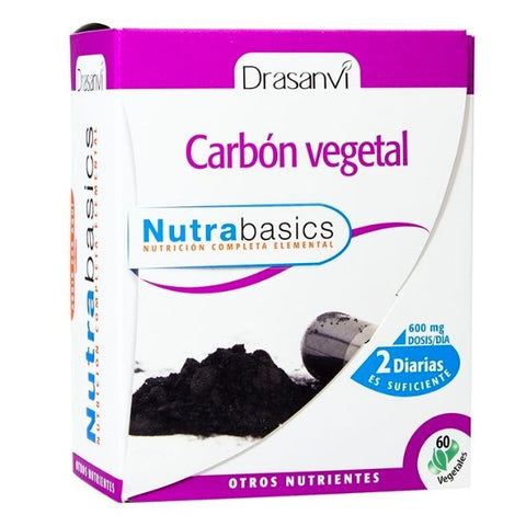 Comprar online CARBON VEGETAL 60 Caps NUTRABASICOS de DRASANVI. Imagen 1