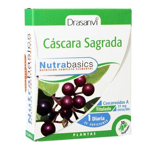 Comprar online CASCARA SAGRADA 30 Caps NUTRABASICOS de DRASANVI. Imagen 1