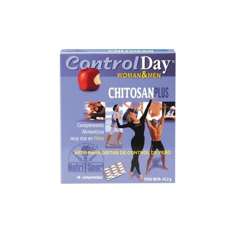Comprar online CHITOSANPLUS 48 Comp de NUTRISPORT. Imagen 1
