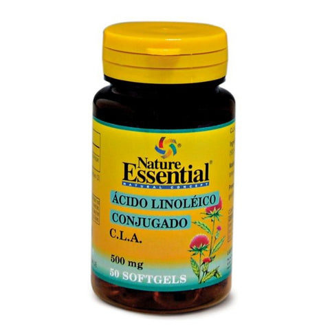 Comprar online CLA 500 mg 50 Perlas de NATURE ESSENTIAL. Imagen 1