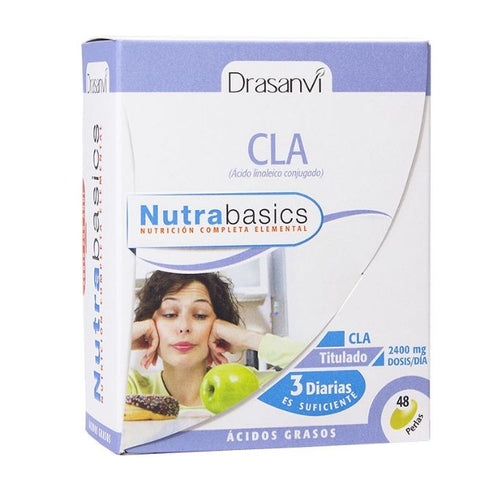 Comprar online CLA ACIDO LINOLEICO CONJUGADO 48 Perlas NUTRABASIC de DRASANVI. Imagen 1