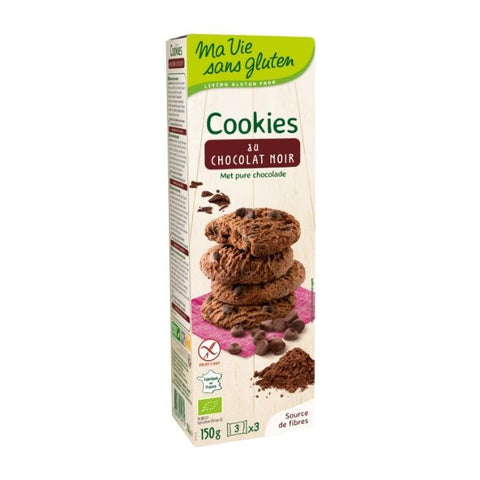 Comprar online COOKIES CHOCOLATE NEGRO 150 g de MVSG. Imagen 1