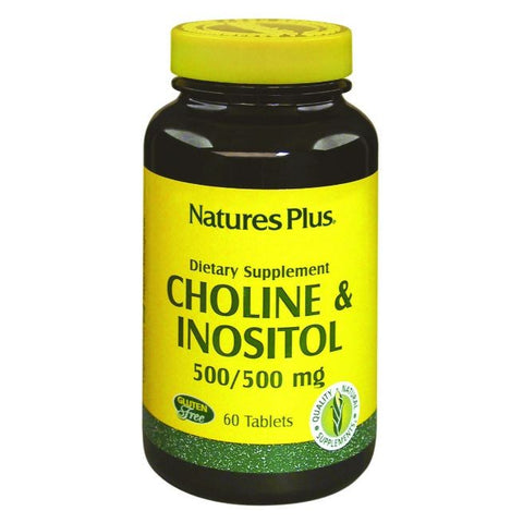 Comprar online COLINA+INOSITOL 500 mg 60 Comp de NATURES PLUS. Imagen 1