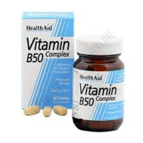Comprar online COMPLEJO B 50 30 Comp de HEALTH AID. Imagen 1