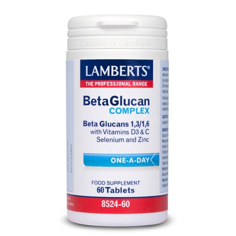 Comprar online COMPLEJO DE BETA GLUCANOS 60 de LAMBERTS. Imagen 1