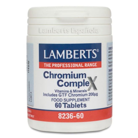 Comprar online COMPLEJO DE CROMO 60 Tabletas de LAMBERTS. Imagen 1