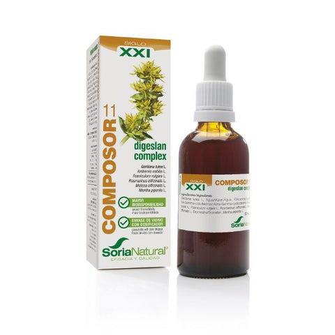 Comprar online COMPOSOR 11 DIGESLAN COMPLEX SIGLO XXI 50 ml de SORIA. Imagen 1