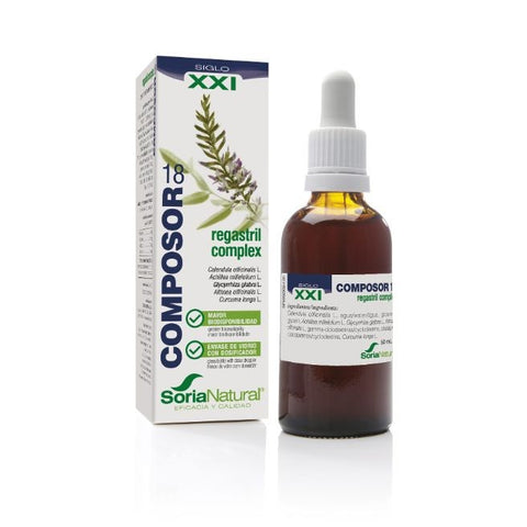 Comprar online COMPOSOR 18 REGASTRIL COMPLEX S XXI 50 ml de SORIA. Imagen 1