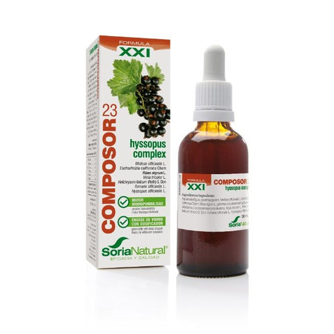 Comprar online COMPOSOR 23 HYSSOPUS  S XX1 50 ml de SORIA. Imagen 1