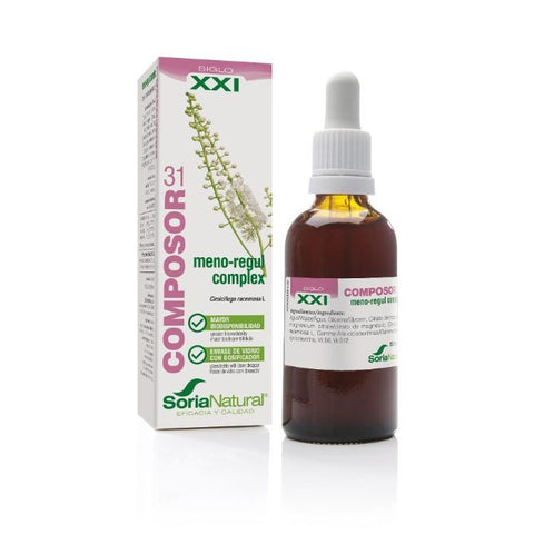 Comprar online COMPOSOR 31 MENOREGUL COMPLEX 50 ml XXI de SORIA. Imagen 1