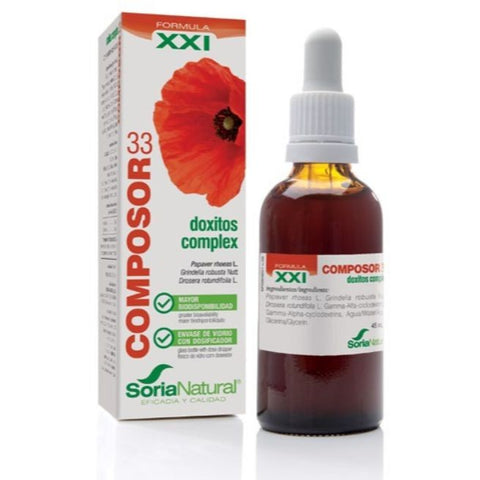 Comprar online COMPOSOR 33 DOXITOS COMPLEX S XXI 45 ml XXI de SORIA. Imagen 1