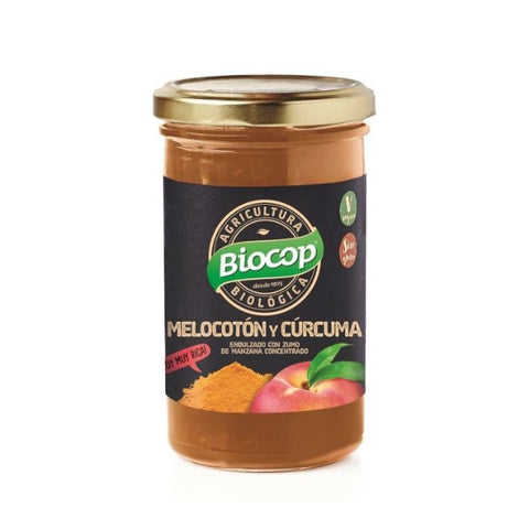 Comprar online COMPOTA MELOCOTON CURCUMA BIOCOP 280 G de BIOCOP. Imagen 1