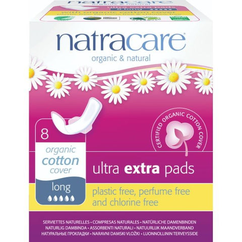 Comprar online COMPRESA ULTRA EXTRA LARGA ALAS (Plegada) 8 unid. de NATRACARE. Imagen 1