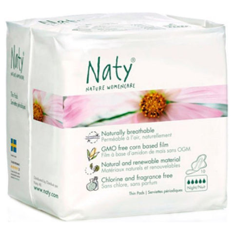 Comprar online COMPRESAS ALAS NOCHE NATY 10 U de NATY. Imagen 1