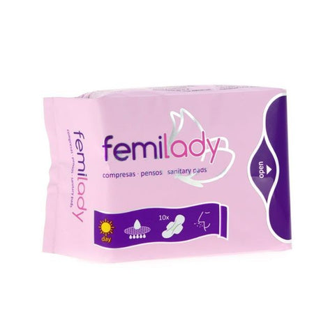 Comprar online COMPRESAS DIA 8 CAPAS 10UDS. de FEMILADY. Imagen 1