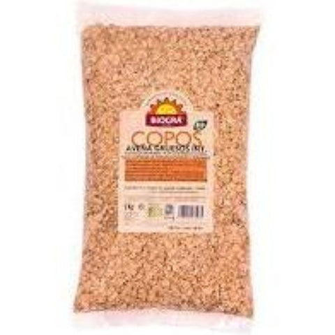 Comprar online COPOS DE AVENA GRUESOS INTEGRALES 1KG de BIOGRÁ (SORRIBAS). Imagen 1