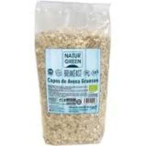 Comprar online COPOS DE AVENA GRUESOS SIN GLUTEN BIO 1K de NATURGREEN. Imagen 1
