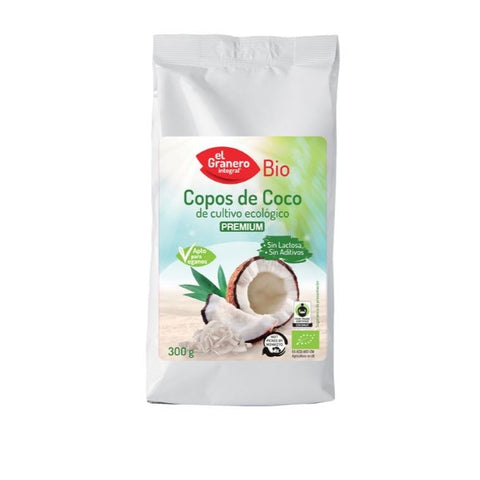 Comprar online COPOS DE COCO BIO 300 gr de EL GRANERO INTEGRAL. Imagen 1