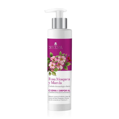 Comprar online CREMA CORPORAL ROSA MOSQUETA Y MARULA 250 ML de NATYSAL. Imagen 1