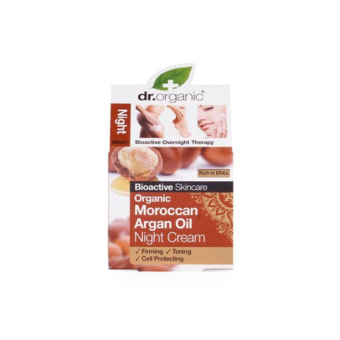 Comprar online CREMA DE NOCHE DE ARGAN 50 ml de DR ORGANIC. Imagen 1