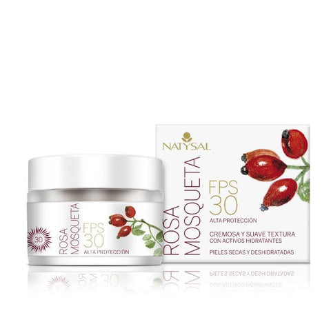 Comprar online CREMA ROSA MOSQUETA NATURAL FPS 30 50 ml de NATYSAL. Imagen 1