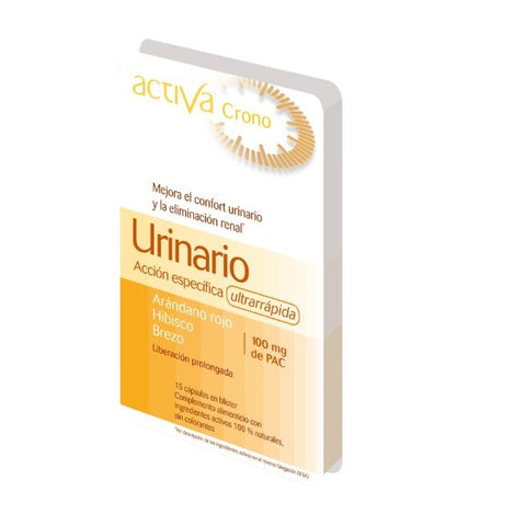 Comprar online CRONO URINARIO 15 Caps de ACTIVA. Imagen 1