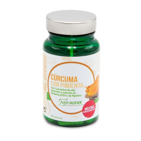 Comprar online CURCUMA CON PIMIENTA 30 Vcaps de NATURLIDER. Imagen 1