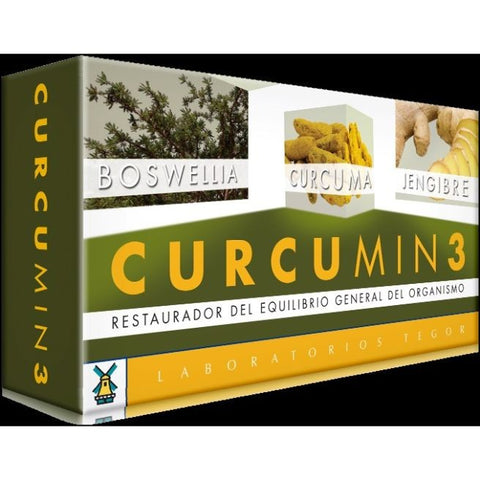 Comprar online CURCUMIN 3 30 Comp. de TEGOR. Imagen 1