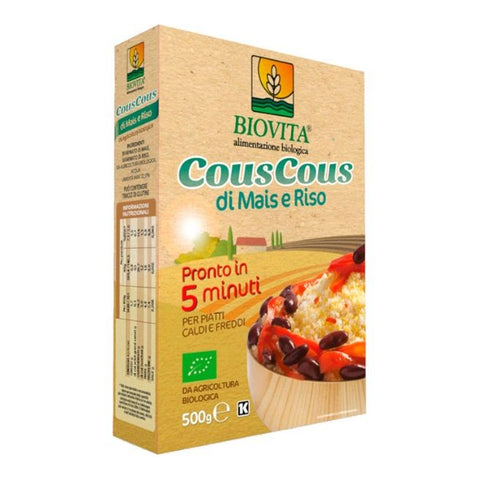 Comprar online COUS COUS MAIZ ARROZ 5 MIN. BIOVITA 500G de BIOVITA. Imagen 1