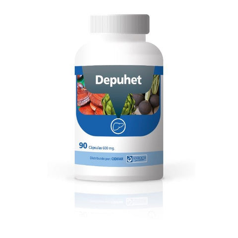 Comprar online DEPUHEP 500 gr 90 Caps de ANROCH. Imagen 1