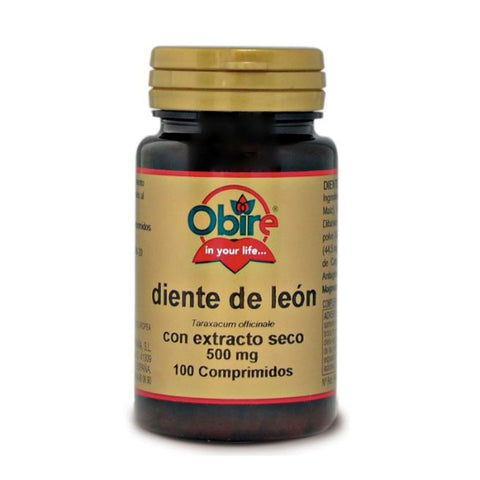Comprar online DIENTE DE LEON 500 mg EXTRACTO SECO 100 Comp de OBIRE. Imagen 1