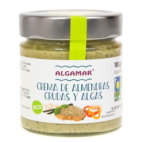 Comprar online CREMA ALMENDRA CRUDA Y ALGAS de ALGAMAR. Imagen 1