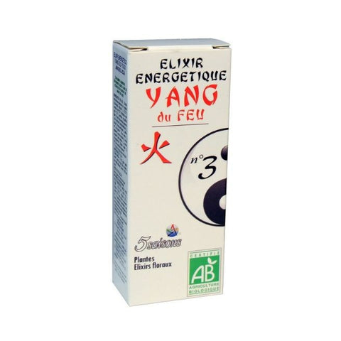 Comprar online ELIXIR N3 YANG DEL FUEGO 50 ml de 5 SAISONS. Imagen 1