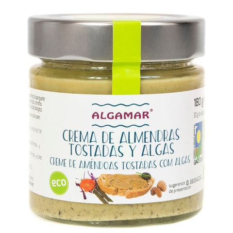 Comprar online CREMA DE ALMENDRA TOSTADA Y ALGAS de ALGAMAR. Imagen 1