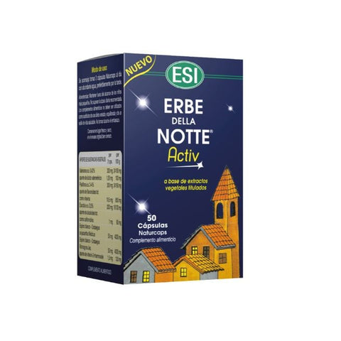Comprar online ERBE DELLA NOTTE ACTIV 50 NATURCAPS de TREPATDIET. Imagen 1